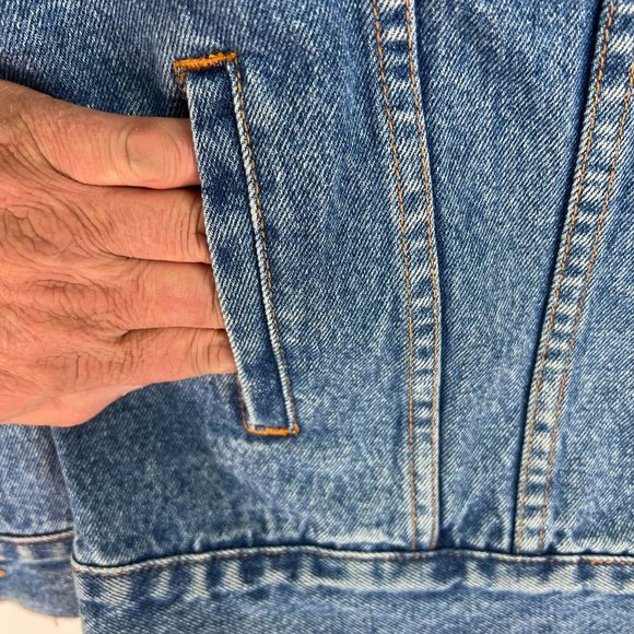 Vintage Country Jam 2002 Womens Denim Blue Jean Jacket Button Front Size M - Picture 4 of 8